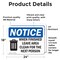 Signmission When Finished Leave Area Clean Sign With Symbol, 24 in W x Rectangle, Vinyl Decal OS-2PACK-NS-D-1824-L-19045 - alternate 4